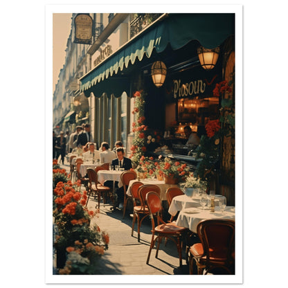 cafe Premium Poster