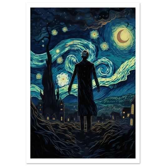 Slender Night Sky Premium Poster