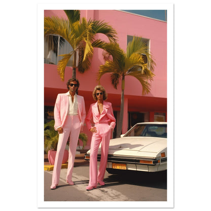 Pink vibes Premium Poster