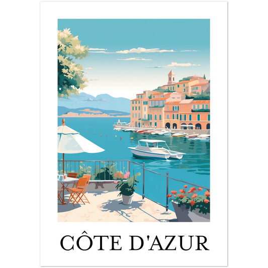 Côte d'Azur Premium Poster