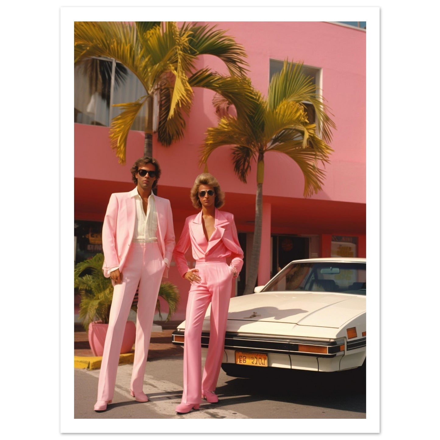 Pink vibes Premium Poster