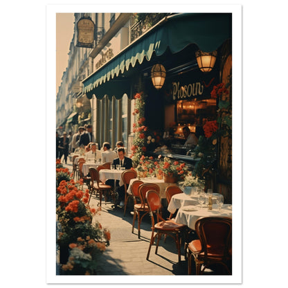 cafe Premium Poster