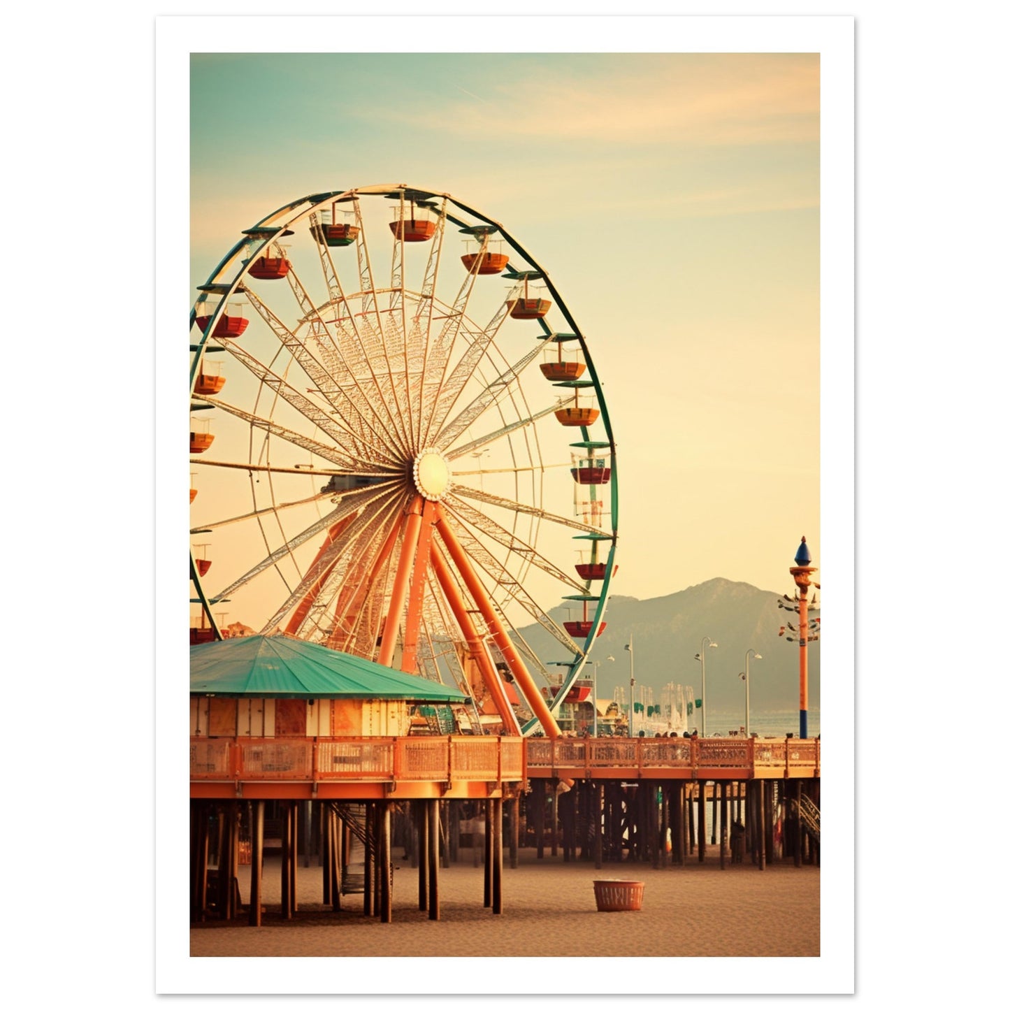 Santa Monica Premium Poster