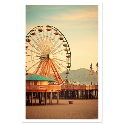 Santa Monica Premium Poster