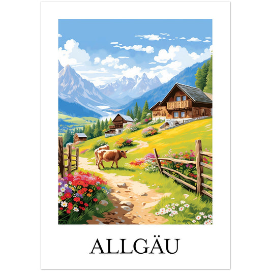 Allgäu Premium Poster