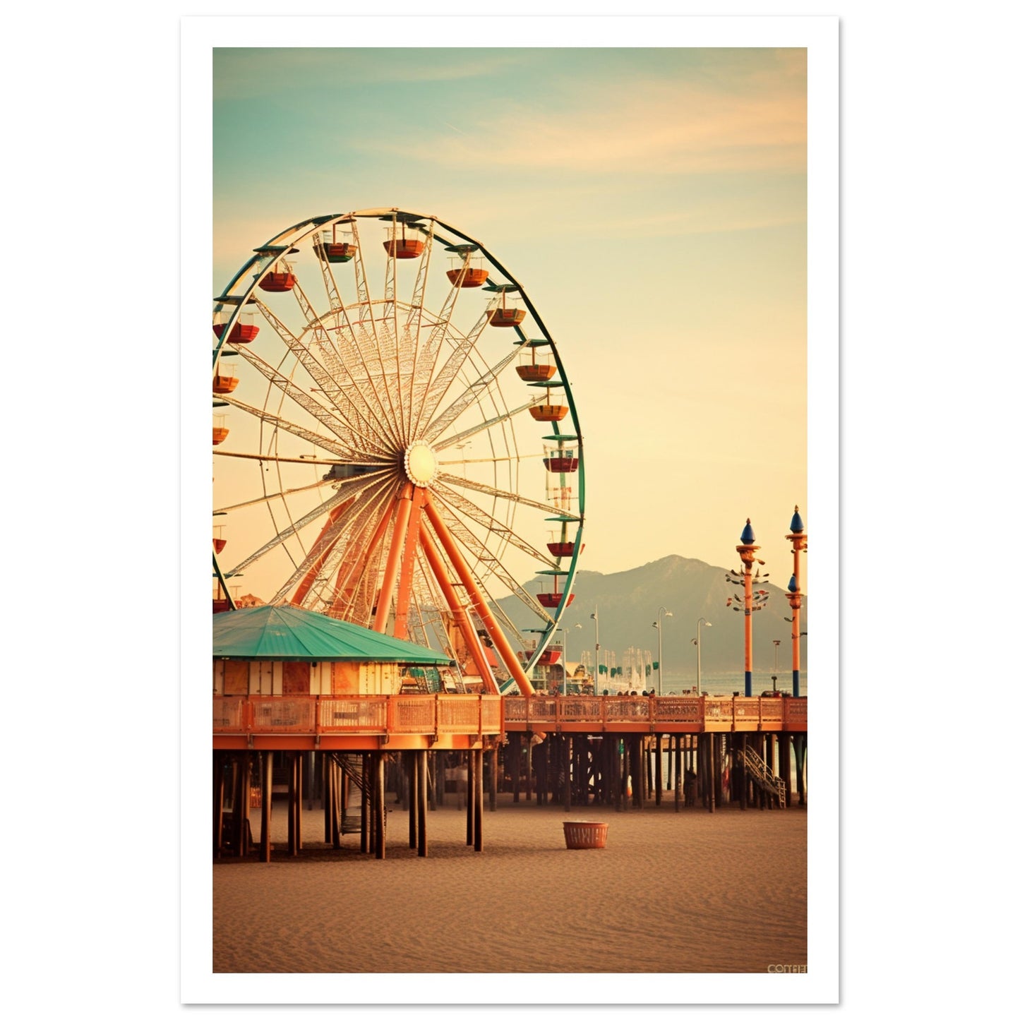 Santa Monica Premium Poster