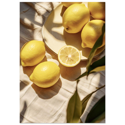 Lemons in the Sun Premium Poster