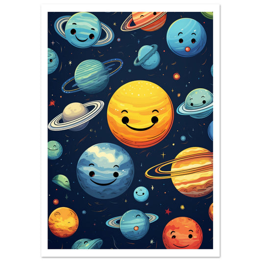 Happy planet Premium Poster