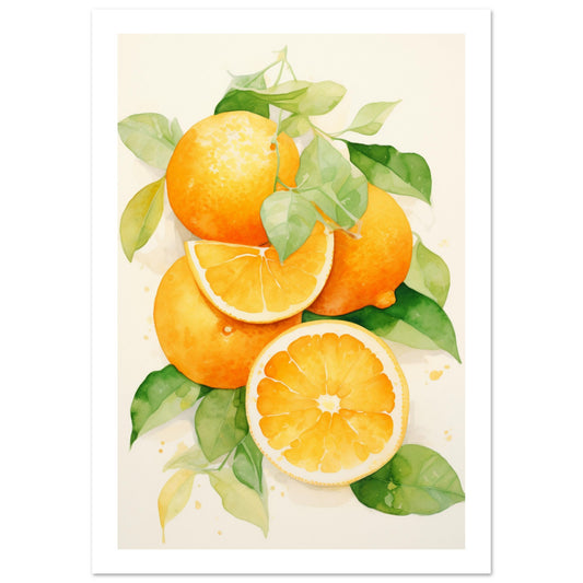 Orangen Premium Poster