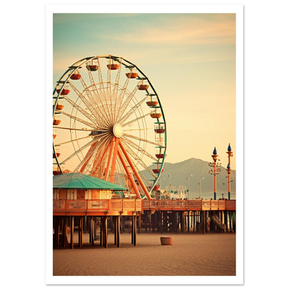 Santa Monica Premium Poster