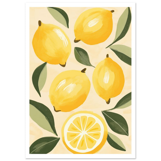 Lemons Premium Poster