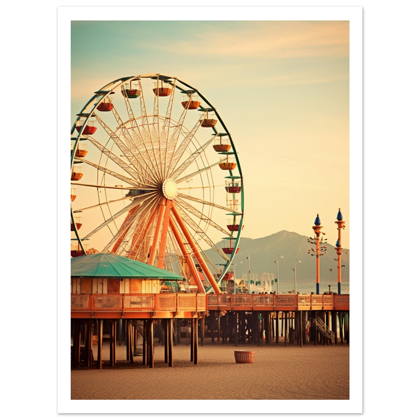 Santa Monica Premium Poster